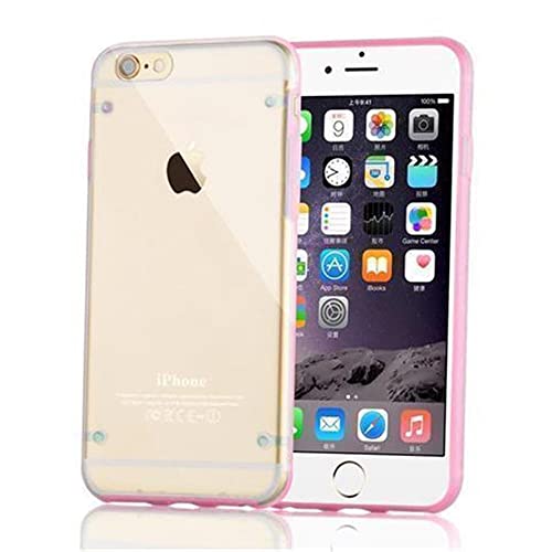 Cadorabo Hülle kompatibel mit Apple iPhone 6 / 6S in ZART ROSA - Schutzhülle aus flexiblem TPU Silikon von Cadorabo