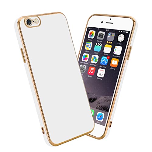 Cadorabo Hülle kompatibel mit Apple iPhone 6 PLUS 6S PLUS Schutzhülle TPU Silikon Case Liquid Design mit Kameraschutz Slim Kratzfest Gummi mit Rundumschutz Case Hülle für iPhone 6 PLUS 6S PLUS in Weiß Cadorabo Hülle kompatibel mit Apple iPhone 6 PLUS 6S PLUS Schutzhülle TPU Silikon Case Liquid Design mit Kameraschutz Slim Kratzfest Gummi mit Rundumschutz Case Hülle für iPhone 6 PLUS 6S PLUS in Weiß von Cadorabo