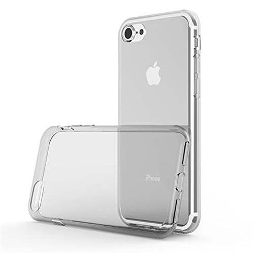 Cadorabo Hülle kompatibel mit Apple iPhone 7 7S 8 SE 2020 Schutzhülle TPU Silikon Case Slim Design Slim Kratzfest Weiche Gummi mit Rundumschutz Case Hülle für iPhone 7 7S 8 SE 2020 in Transparent von Cadorabo
