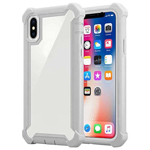 Cadorabo Hülle kompatibel mit Apple iPhone XS MAX Schutzhülle TPU Silikon Case Outdoor Hybrid Design Anti Rutsch Slim Kratzfest Weiche Gummi mit Rundumschutz Case Hülle für iPhone XS MAX in Grau Cadorabo Hülle kompatibel mit Apple iPhone XS MAX Schutzhülle TPU Silikon Case Outdoor Hybrid Design Anti Rutsch Slim Kratzfest Weiche Gummi mit Rundumschutz Case Hülle für iPhone XS MAX in Grau von Cadorabo