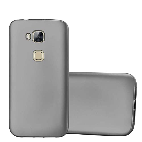 Cadorabo Hülle kompatibel mit Huawei ASCEND G7 PLUS G8 GX8 Schutzhülle TPU Silikon Case Metallic Design Slim Kratzfest Weiche Gummi mit Rundumschutz Case Hülle für Huawei ASCEND G7 PLUS G8 GX8 in Grau Cadorabo Hülle kompatibel mit Huawei ASCEND G7 PLUS G8 GX8 Schutzhülle TPU Silikon Case Metallic Design Slim Kratzfest Weiche Gummi mit Rundumschutz Case Hülle für Huawei ASCEND G7 PLUS G8 GX8 in Grau von Cadorabo