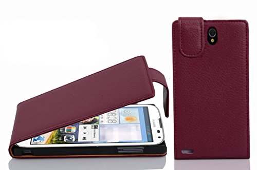 Cadorabo Hülle kompatibel mit Huawei Ascend G610 Flip Design aus Premium Kunst Leder Flip Klappbare Stoßfeste Magnetische Cover Hülle für Huawei Ascend G610 Tasche in Lila Cadorabo Hülle kompatibel mit Huawei Ascend G610 Flip Design aus Premium Kunst Leder Flip Klappbare Stoßfeste Magnetische Cover Hülle für Huawei Ascend G610 Tasche in Lila von Cadorabo