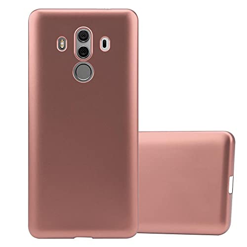 Cadorabo Hülle kompatibel mit Huawei Mate 10 PRO Schutzhülle TPU Silikon Case Metallic Design Slim Kratzfest Weiche Gummi mit Rundumschutz Case Hülle für Huawei Mate 10 PRO in Rosa von Cadorabo