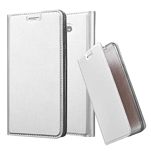 Cadorabo Hülle kompatibel mit Huawei Mate 9 LITE / GR5 2017 / Honor 6X aus Kunst Leder Klappbare Magnetische [Kartenfächern] Cover Hülle für Huawei Mate 9 LITE / GR5 2017 / Honor 6X Tasche in Silber von Cadorabo