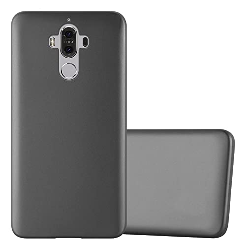 Cadorabo Hülle kompatibel mit Huawei Mate 9 in METALLIC GRAU - Schutzhülle aus flexiblem TPU Silikon von Cadorabo