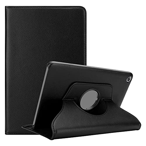 Cadorabo Hülle kompatibel mit Huawei MediaPad M5 8 (8.4 Zoll) Tablethülle ohne Auto Wake Up aus Kunst Leder Flip Klappbare Stoßfeste Cover Hülle für Huawei MediaPad M5 8 (8.4 Zoll) Tasche in Schwarz von Cadorabo