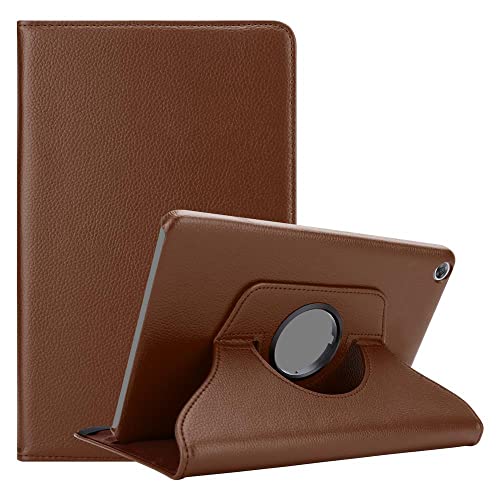 Cadorabo Hülle kompatibel mit Huawei MediaPad M5 8 (8.4 Zoll) Tablethülle ohne Auto Wake Up aus Kunst Leder Flip Klappbare Stoßfeste Cover Hülle für Huawei MediaPad M5 8 (8.4 Zoll) Tasche in Braun von Cadorabo