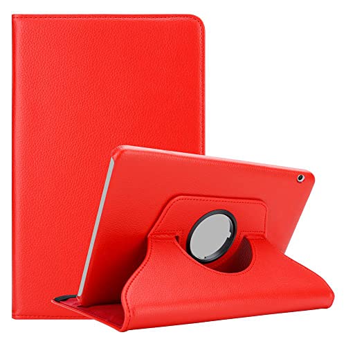 Cadorabo Hülle kompatibel mit Huawei MediaPad T3 10 (9.6 Zoll) Tablethülle ohne Auto Wake Up aus Kunst Leder Flip Klappbare Stoßfeste Cover Hülle für Huawei MediaPad T3 10 (9.6 Zoll) Tasche in Rot von Cadorabo