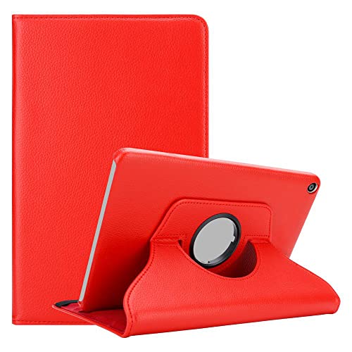 Cadorabo Hülle kompatibel mit Huawei MediaPad T3 8 (8.0 Zoll) Tablethülle ohne Auto Wake Up aus Kunst Leder Flip Klappbare Stoßfeste Cover Hülle für Huawei MediaPad T3 8 (8.0 Zoll) Tasche in Rot von Cadorabo