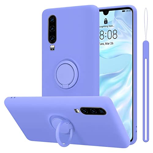 Cadorabo Hülle kompatibel mit Huawei P30 Schutzhülle TPU Silikon Case Liquid Design mit Ring Slim Kratzfest Liquidsilikon Microfaser mit Rundumschutz Case Hülle für Huawei P30 in Lila Cadorabo Hülle kompatibel mit Huawei P30 Schutzhülle TPU Silikon Case Liquid Design mit Ring Slim Kratzfest Liquidsilikon Microfaser mit Rundumschutz Case Hülle für Huawei P30 in Lila von Cadorabo