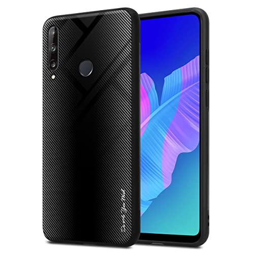 Cadorabo Hülle kompatibel mit Huawei P40 LITE E Schutzhülle TPU Silikon Case Glas Slim Kratzfest Weiche Gummi mit Rundumschutz Case Hülle für Huawei P40 LITE E in Schwarz von Cadorabo