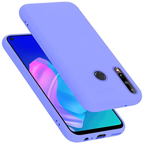 Cadorabo Hülle kompatibel mit Huawei P40 LITE E Schutzhülle TPU Silikon Case Liquid Design Slim Kratzfest Liquidsilikon Microfaser mit Rundumschutz Case Hülle für Huawei P40 LITE E in Lila von Cadorabo