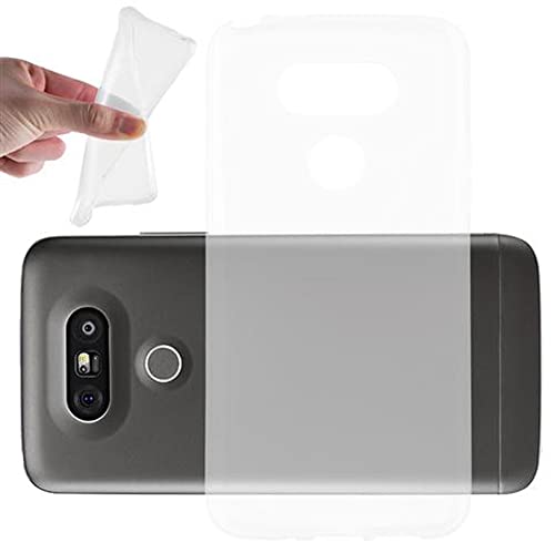 Cadorabo Hülle kompatibel mit LG G5 Schutzhülle TPU Silikon Case Slim Design Slim Kratzfest Weiche Gummi mit Rundumschutz Case Hülle für LG G5 in Transparent von Cadorabo
