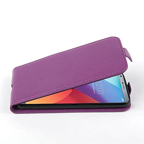 Cadorabo Hülle kompatibel mit LG G6 Flip Design aus Premium Kunst Leder Flip Klappbare Stoßfeste Magnetische Cover Hülle für LG G6 Tasche in Lila Cadorabo Hülle kompatibel mit LG G6 Flip Design aus Premium Kunst Leder Flip Klappbare Stoßfeste Magnetische Cover Hülle für LG G6 Tasche in Lila von Cadorabo
