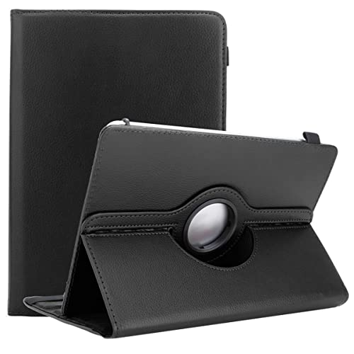 Cadorabo Hülle kompatibel mit Lenovo Yoga Tab 3 Plus (10.1 Zoll) Tablethülle 360 Design aus Kunst Leder Flip Klappbare Magnetische Cover Hülle für Lenovo Yoga Tab 3 Plus (10.1 Zoll) Tasche in Schwarz von Cadorabo