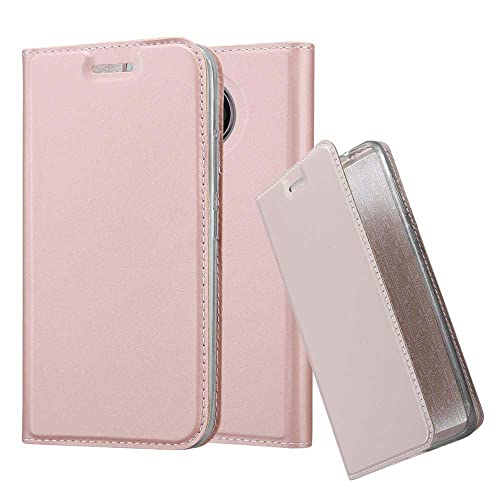 Cadorabo Hülle kompatibel mit Motorola Moto G5S aus Premium Kunst Leder Flip Klappbare Stoßfeste Magnetische [Standfunktion] [Kartenfächern] Cover Hülle für Motorola Moto G5S Tasche in Rosa von Cadorabo