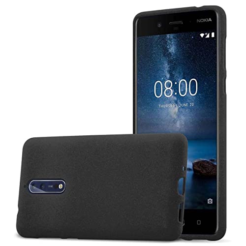 Cadorabo Hülle kompatibel mit Nokia 8 2017 Schutzhülle TPU Silikon Case Frost Design Slim Kratzfest Weiche Gummi mit Rundumschutz Case Hülle für Nokia 8 2017 in Schwarz Cadorabo Hülle kompatibel mit Nokia 8 2017 Schutzhülle TPU Silikon Case Frost Design Slim Kratzfest Weiche Gummi mit Rundumschutz Case Hülle für Nokia 8 2017 in Schwarz von Cadorabo