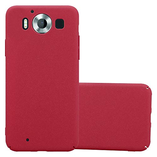 Cadorabo Hülle kompatibel mit Nokia Lumia 950 Schutzhülle TPU Silikon Case Frost Design Anti Rutsch Slim Kratzfest Stabiles Hardcase mit Rundumschutz Case Hülle für Nokia Lumia 950 in Rot Cadorabo Hülle kompatibel mit Nokia Lumia 950 Schutzhülle TPU Silikon Case Frost Design Anti Rutsch Slim Kratzfest Stabiles Hardcase mit Rundumschutz Case Hülle für Nokia Lumia 950 in Rot von Cadorabo