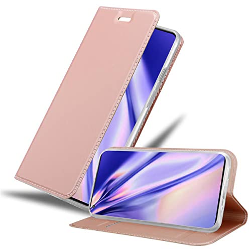 Cadorabo Hülle kompatibel mit OnePlus 8 PRO aus Premium Kunst Leder Flip Klappbare Stoßfeste Magnetische [Standfunktion] [Kartenfächern] Cover Hülle für OnePlus 8 PRO Tasche in Rosa von Cadorabo
