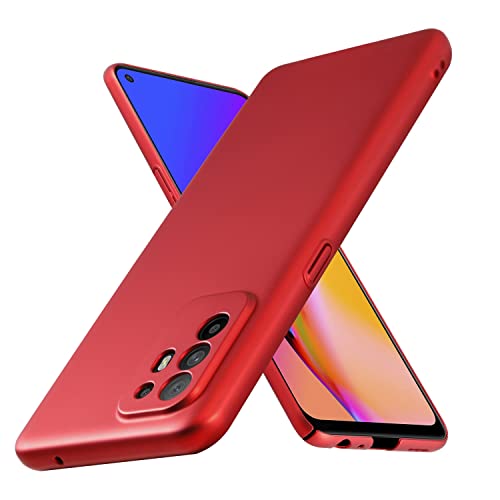 Cadorabo Hülle kompatibel mit Oppo A94 5G Schutzhülle TPU Silikon Case Metallic Design Anti Rutsch Slim Kratzfest Stabiles Hardcase mit Rundumschutz Case Hülle für Oppo A94 5G in Rot Cadorabo Hülle kompatibel mit Oppo A94 5G Schutzhülle TPU Silikon Case Metallic Design Anti Rutsch Slim Kratzfest Stabiles Hardcase mit Rundumschutz Case Hülle für Oppo A94 5G in Rot von Cadorabo