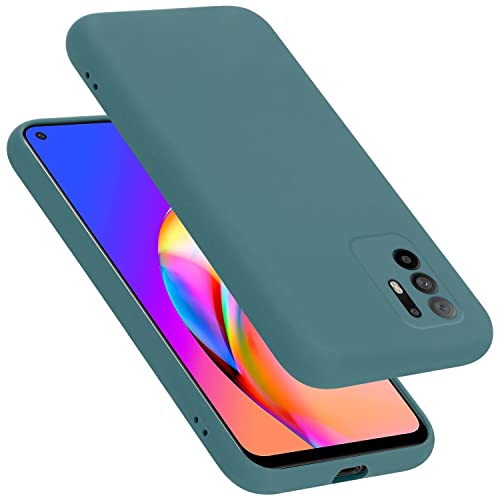 Cadorabo Hülle kompatibel mit Oppo A94 5G Hülle Silikon Handyhülle für A94 5G Case aus flüssigem Silikon- Kratzfeste und stoßfeste dünne TPU Schutzhülle - Liquid GRÜN Cadorabo Hülle kompatibel mit Oppo A94 5G Hülle Silikon Handyhülle für A94 5G Case aus flüssigem Silikon- Kratzfeste und stoßfeste dünne TPU Schutzhülle - Liquid GRÜN von Cadorabo