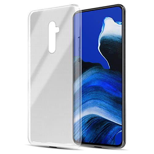 Cadorabo Hülle kompatibel mit Oppo Reno2 Hülle Silikon Handyhülle für Reno2 Case aus [Nie vergilben Technologie], Kratzfeste und stoßfeste Schutzhülle für Oppo Reno2 - VOLL TRANSPARENT von Cadorabo