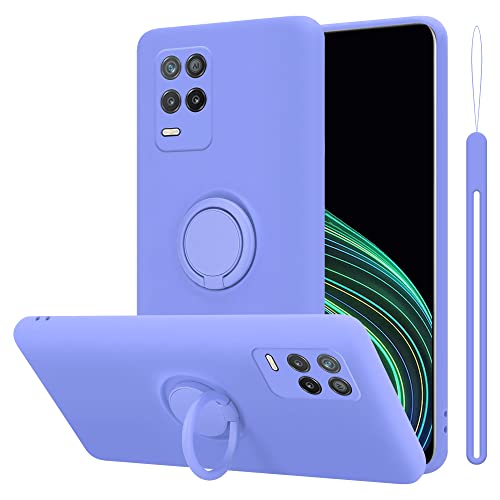 Cadorabo Hülle kompatibel mit Realme 8 5G / V13 / Q3 / Q3i / Narzo 30 5G in Liquid HELL LILA - Schutzhülle aus flexiblem TPU Silikon mit Ring Cadorabo Hülle kompatibel mit Realme 8 5G / V13 / Q3 / Q3i / Narzo 30 5G in Liquid HELL LILA - Schutzhülle aus flexiblem TPU Silikon mit Ring von Cadorabo