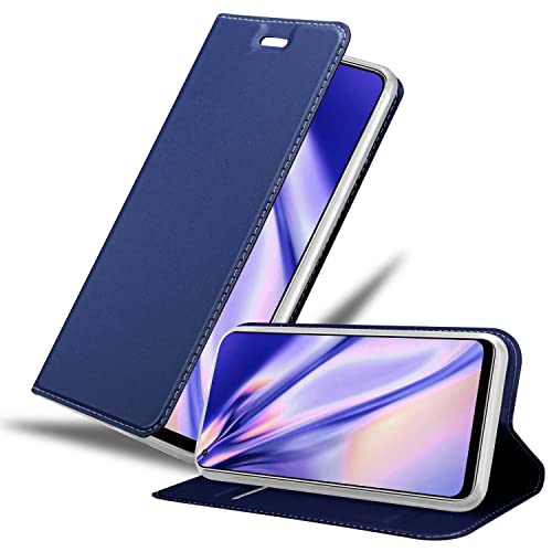 Cadorabo Hülle kompatibel mit Realme 9 4G / 9 PRO+ aus Premium Kunst Leder Flip Klappbare Stoßfeste Magnetische [Standfunktion] [Kartenfächern] Cover Hülle für Realme 9 4G / 9 PRO+ Tasche in Blau von Cadorabo