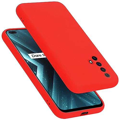 Cadorabo Hülle kompatibel mit Realme X3 / X3 SuperZoom / X50 5G Hülle Silikon Handyhülle für X3 / X3 SuperZoom / X50 5G Case aus flüssigem Silikon- Kratzfeste dünne TPU Schutzhülle - Liquid ROT Cadorabo Hülle kompatibel mit Realme X3 / X3 SuperZoom / X50 5G Hülle Silikon Handyhülle für X3 / X3 SuperZoom / X50 5G Case aus flüssigem Silikon- Kratzfeste dünne TPU Schutzhülle - Liquid ROT von Cadorabo