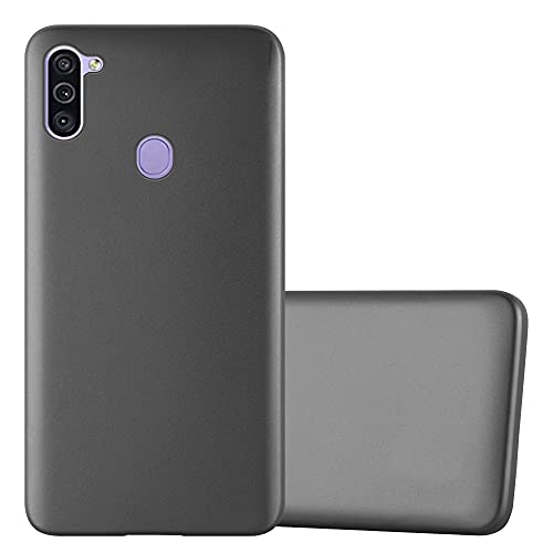 Cadorabo Hülle kompatibel mit Samsung Galaxy A11 / M11 Schutzhülle TPU Silikon Case Metallic Design Slim Kratzfest Weiche Gummi mit Rundumschutz Case Hülle für Galaxy A11 / M11 in Grau Cadorabo Hülle kompatibel mit Samsung Galaxy A11 / M11 Schutzhülle TPU Silikon Case Metallic Design Slim Kratzfest Weiche Gummi mit Rundumschutz Case Hülle für Galaxy A11 / M11 in Grau von Cadorabo