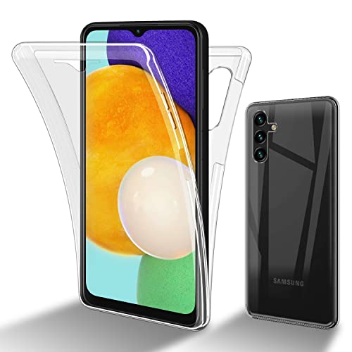 Cadorabo Hülle kompatibel mit Samsung Galaxy A13 5G Schutzhülle TPU Silikon Case 360 Slim Kratzfest Weiche Gummi mit Rundumschutz Case Hülle für Galaxy A13 5G in Transparent Cadorabo Hülle kompatibel mit Samsung Galaxy A13 5G Schutzhülle TPU Silikon Case 360 Slim Kratzfest Weiche Gummi mit Rundumschutz Case Hülle für Galaxy A13 5G in Transparent von Cadorabo