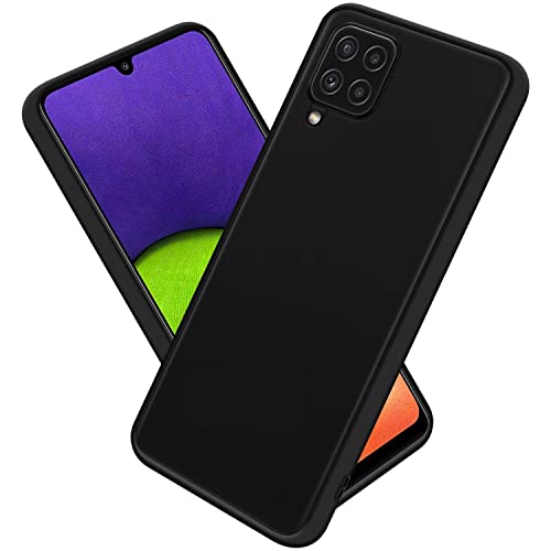 Cadorabo Hülle kompatibel mit Samsung Galaxy A22 4G / M22 / M32 4G in Matt Schwarz - Hybrid Schutzhülle mit TPU Silikon Innenseite und Matter Kunststoff Rückseite Cadorabo Hülle kompatibel mit Samsung Galaxy A22 4G / M22 / M32 4G in Matt Schwarz - Hybrid Schutzhülle mit TPU Silikon Innenseite und Matter Kunststoff Rückseite von Cadorabo