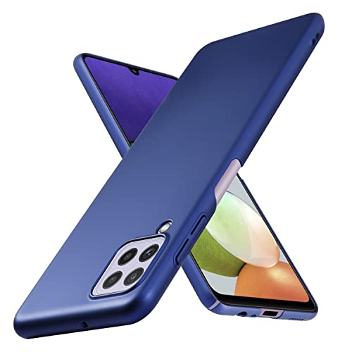 Cadorabo Hülle kompatibel mit Samsung Galaxy A22 4G M22 M32 4G Schutzhülle TPU Silikon Case Metallic Design Slim Kratzfest Hardcase mit Rundumschutz Case Hülle für Galaxy A22 4G M22 M32 4G in Blau Cadorabo Hülle kompatibel mit Samsung Galaxy A22 4G M22 M32 4G Schutzhülle TPU Silikon Case Metallic Design Slim Kratzfest Hardcase mit Rundumschutz Case Hülle für Galaxy A22 4G M22 M32 4G in Blau von Cadorabo