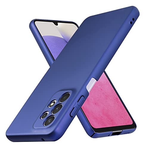 Cadorabo Hülle kompatibel mit Samsung Galaxy A33 5G Schutzhülle TPU Silikon Case Metallic Design Anti Rutsch Slim Kratzfest Stabiles Hardcase mit Rundumschutz Case Hülle für Galaxy A33 5G in Blau von Cadorabo