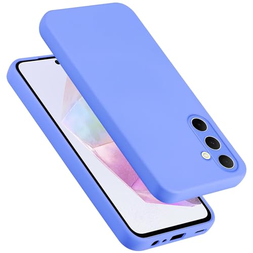 Cadorabo Hülle kompatibel mit Samsung Galaxy A35 Hülle Silikon Handyhülle für Galaxy A35 Case aus flüssigem Silikon- Kratzfeste und stoßfeste dünne TPU Schutzhülle - Liquid HELL LILA Cadorabo Hülle kompatibel mit Samsung Galaxy A35 Hülle Silikon Handyhülle für Galaxy A35 Case aus flüssigem Silikon- Kratzfeste und stoßfeste dünne TPU Schutzhülle - Liquid HELL LILA von Cadorabo