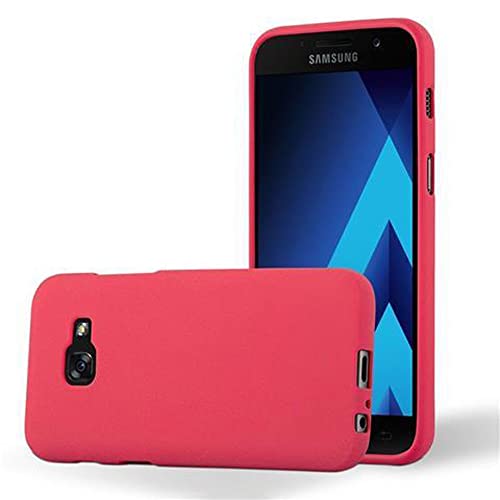 Cadorabo Hülle kompatibel mit Samsung Galaxy A5 2017 Schutzhülle TPU Silikon Case Frost Design Slim Kratzfest Weiche Gummi mit Rundumschutz Case Hülle für Galaxy A5 2017 in Rot Cadorabo Hülle kompatibel mit Samsung Galaxy A5 2017 Schutzhülle TPU Silikon Case Frost Design Slim Kratzfest Weiche Gummi mit Rundumschutz Case Hülle für Galaxy A5 2017 in Rot von Cadorabo