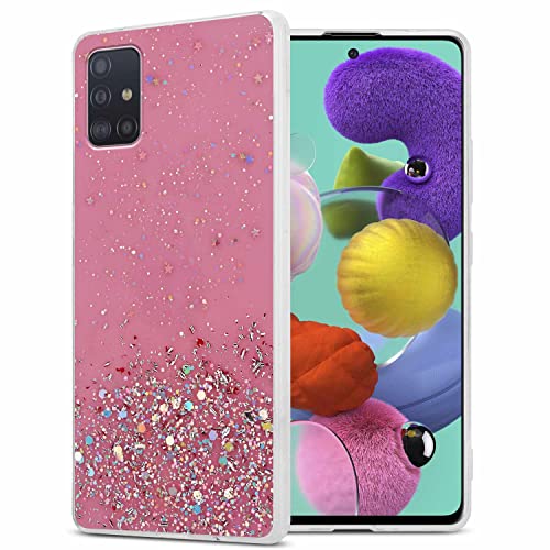 Cadorabo Hülle kompatibel mit Samsung Galaxy A51 4G/M40s Rundumschutz TPU Silikon Case Mädchen Glitzer Strass Design Slim Kratzfest Weiche Gummi Bling Schutzhülle für Galaxy A51 4G/M40s in Rosa Cadorabo Hülle kompatibel mit Samsung Galaxy A51 4G/M40s Rundumschutz TPU Silikon Case Mädchen Glitzer Strass Design Slim Kratzfest Weiche Gummi Bling Schutzhülle für Galaxy A51 4G/M40s in Rosa von Cadorabo
