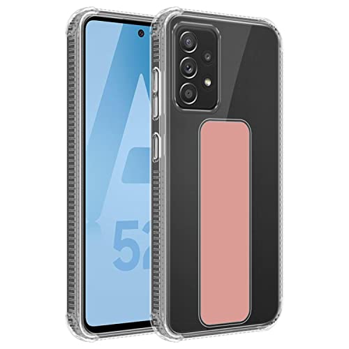 Cadorabo Hülle kompatibel mit Samsung Galaxy A52 (4G 5G) A52s Schutzhülle TPU Silikon Case Standfunktion Design mit Kameraschutz Slim Kratzfest Gummi Case Hülle für Galaxy A52 (4G 5G) A52s in Rosa von Cadorabo