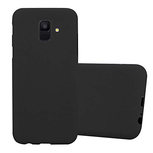 Cadorabo Hülle kompatibel mit Samsung Galaxy A6 2018 Schutzhülle TPU Silikon Case Frost Design Slim Kratzfest Weiche Gummi mit Rundumschutz Case Hülle für Galaxy A6 2018 in Schwarz Cadorabo Hülle kompatibel mit Samsung Galaxy A6 2018 Schutzhülle TPU Silikon Case Frost Design Slim Kratzfest Weiche Gummi mit Rundumschutz Case Hülle für Galaxy A6 2018 in Schwarz von Cadorabo