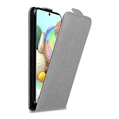 Cadorabo Hülle kompatibel mit Samsung Galaxy A71 4G Flip Design aus Premium Kunst Leder Flip Klappbare Stoßfeste Magnetische Cover Hülle für Galaxy A71 4G Tasche in Grau Cadorabo Hülle kompatibel mit Samsung Galaxy A71 4G Flip Design aus Premium Kunst Leder Flip Klappbare Stoßfeste Magnetische Cover Hülle für Galaxy A71 4G Tasche in Grau von Cadorabo