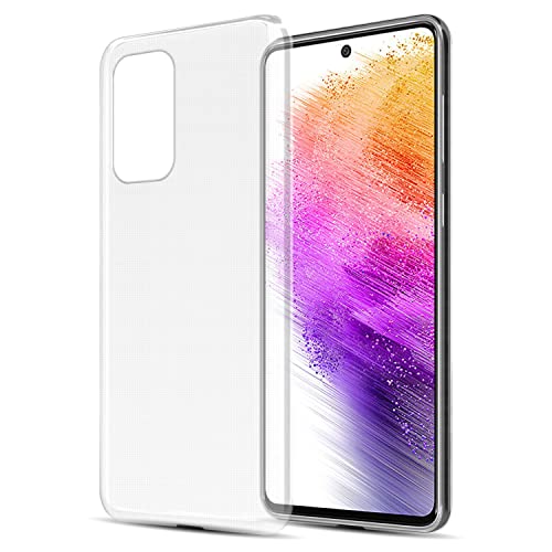 Cadorabo Hülle kompatibel mit Samsung Galaxy A73 5G Schutzhülle TPU Silikon Case Slim Design Slim Kratzfest Weiche Gummi mit Rundumschutz Case Hülle für Galaxy A73 5G in Transparent von Cadorabo