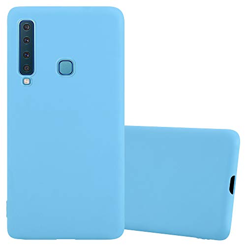 Cadorabo Hülle kompatibel mit Samsung Galaxy A9 2018 Schutzhülle TPU Silikon Case Candy Design Slim Kratzfest Weiche Gummi mit Rundumschutz Case Hülle für Galaxy A9 2018 in Blau von Cadorabo