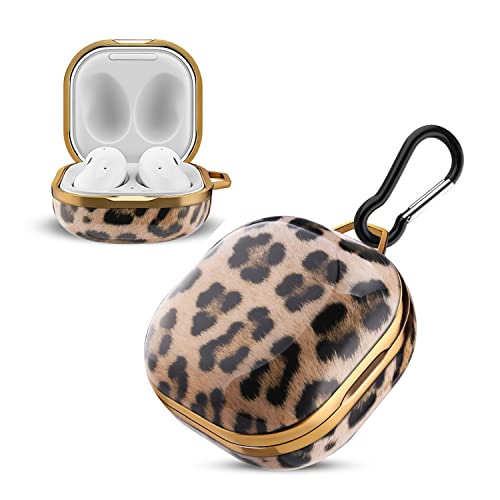 Cadorabo Hülle kompatibel mit Samsung Galaxy Buds PRO/LIVE/Buds 2 - Design Leopard - Tragbare IMD Kopfhörer Schutzhülle Case von Cadorabo