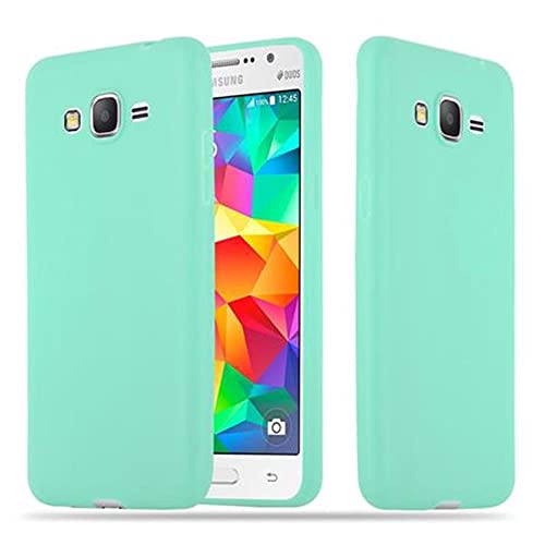 Cadorabo Hülle kompatibel mit Samsung Galaxy Grand Prime Schutzhülle TPU Silikon Case Candy Design Slim Kratzfest Weiche Gummi mit Rundumschutz Case Hülle für Galaxy Grand Prime in Blau von Cadorabo