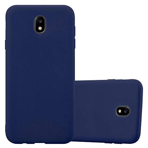 Cadorabo Hülle kompatibel mit Samsung Galaxy J3 2017 Schutzhülle TPU Silikon Case Candy Design Slim Kratzfest Weiche Gummi mit Rundumschutz Case Hülle für Galaxy J3 2017 in Blau von Cadorabo