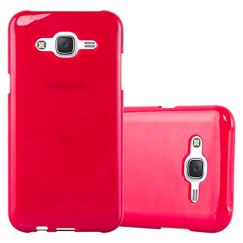 Cadorabo Hülle kompatibel mit Samsung Galaxy J5 2015 Schutzhülle TPU Silikon Case Jelly Design Slim Kratzfest Weiche Gummi mit Rundumschutz Case Hülle für Galaxy J5 2015 in Rot Cadorabo Hülle kompatibel mit Samsung Galaxy J5 2015 Schutzhülle TPU Silikon Case Jelly Design Slim Kratzfest Weiche Gummi mit Rundumschutz Case Hülle für Galaxy J5 2015 in Rot von Cadorabo