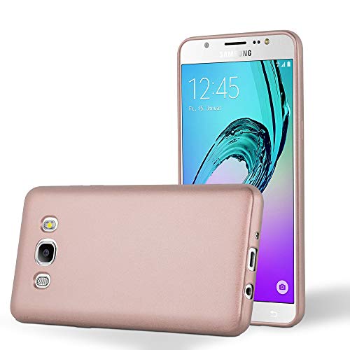 Cadorabo Hülle kompatibel mit Samsung Galaxy J5 2016 Schutzhülle TPU Silikon Case Metallic Design Slim Kratzfest Weiche Gummi mit Rundumschutz Case Hülle für Galaxy J5 2016 in Rosa Cadorabo Hülle kompatibel mit Samsung Galaxy J5 2016 Schutzhülle TPU Silikon Case Metallic Design Slim Kratzfest Weiche Gummi mit Rundumschutz Case Hülle für Galaxy J5 2016 in Rosa von Cadorabo