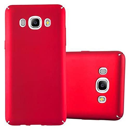 Cadorabo Hülle kompatibel mit Samsung Galaxy J7 2016 Schutzhülle TPU Silikon Case Metallic Design Anti Rutsch Slim Kratzfest Stabiles Hardcase mit Rundumschutz Case Hülle für Galaxy J7 2016 in Rot Cadorabo Hülle kompatibel mit Samsung Galaxy J7 2016 Schutzhülle TPU Silikon Case Metallic Design Anti Rutsch Slim Kratzfest Stabiles Hardcase mit Rundumschutz Case Hülle für Galaxy J7 2016 in Rot von Cadorabo