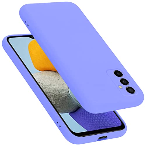 Cadorabo Hülle kompatibel mit Samsung Galaxy M23 5G Schutzhülle TPU Silikon Case Liquid Design Slim Kratzfest Liquidsilikon Microfaser mit Rundumschutz Case Hülle für Galaxy M23 5G in Lila von Cadorabo