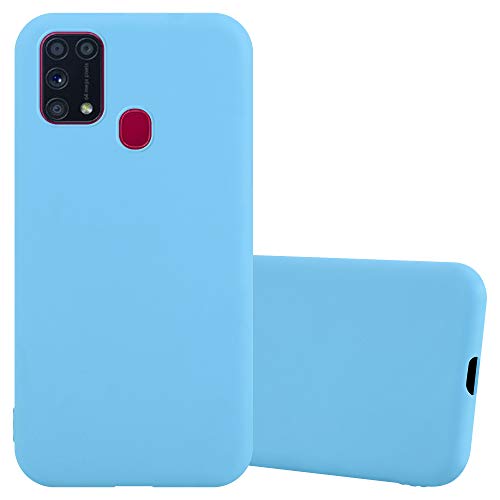 Cadorabo Hülle kompatibel mit Samsung Galaxy M31 Schutzhülle TPU Silikon Case Candy Design Slim Kratzfest Weiche Gummi mit Rundumschutz Case Hülle für Galaxy M31 in Blau von Cadorabo